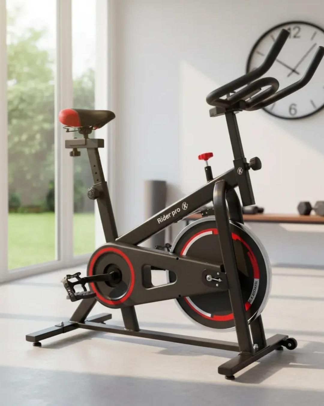 Bicicleta Spinning K Rider Pro Disco 8kg Fitness Hogar