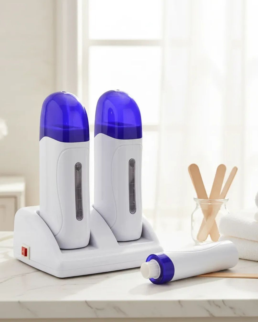 Calentador Fundidor de Cera Roll-On Doble