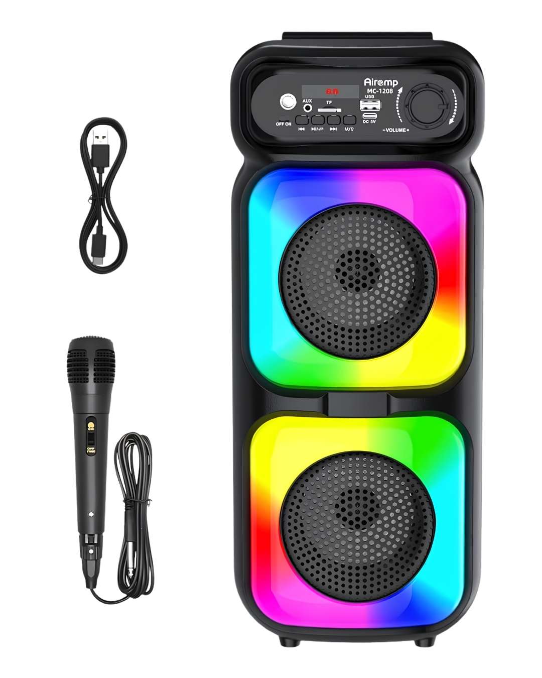 Parlante Bluetooth 4x2 Sing-E ZQS-4273M 8W Micrófono