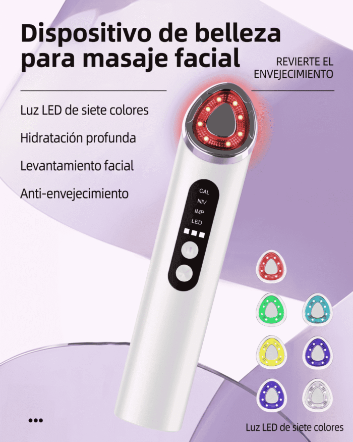 Radiofrecuencia facial EMS 4 en 1 con fototerapia - Imagen 2