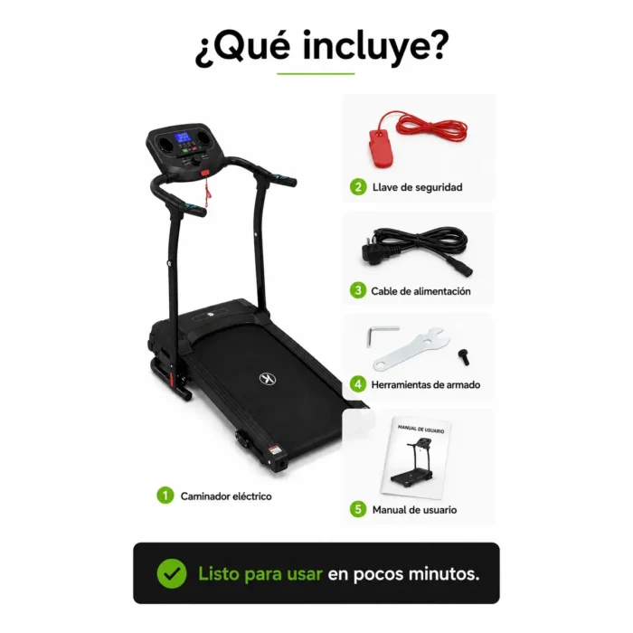 Caminador Eléctrico M2 Plegable - Cinta de Correr - Imagen 2