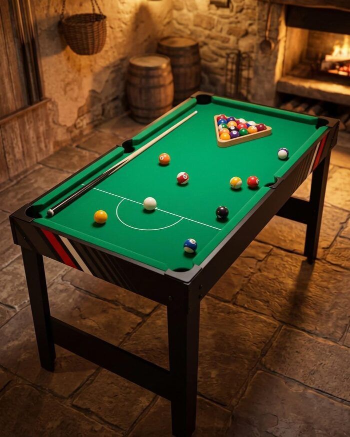 Mesa multijuego para diversión familiar 4 en 1 de 107 cm - Imagen 4
