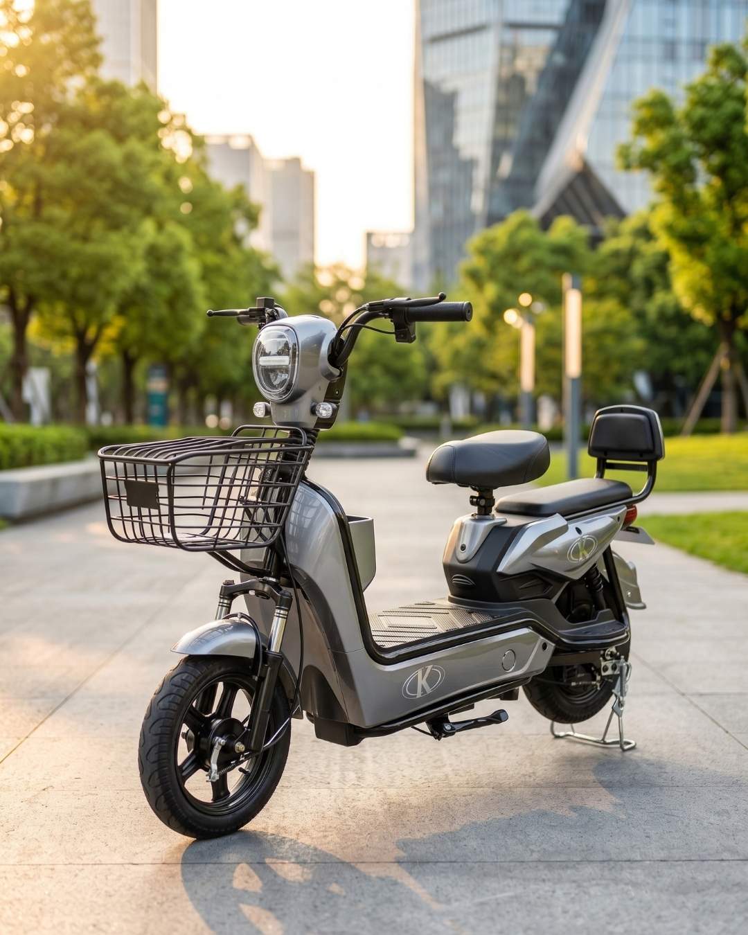 Moto eléctrica 350W con canasto
