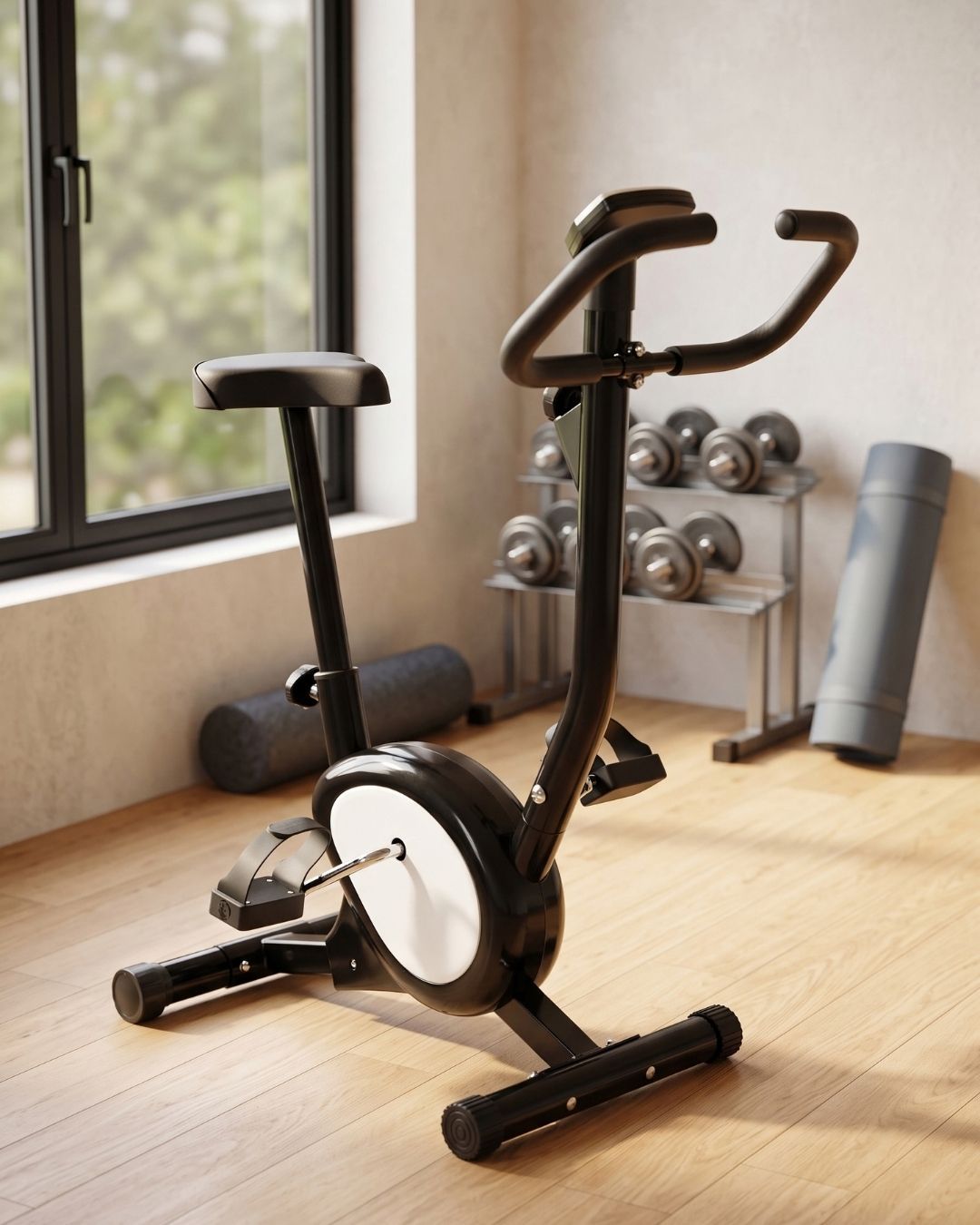 bicicleta-ergometrica-plegable-para-casaweb Bicicleta Ergométrica Plegable para Casa hasta 120 kg - Imagen 1