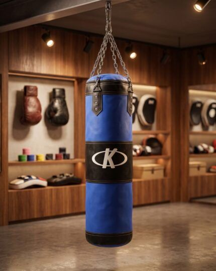 Kit de boxeo completo con bolsa azul