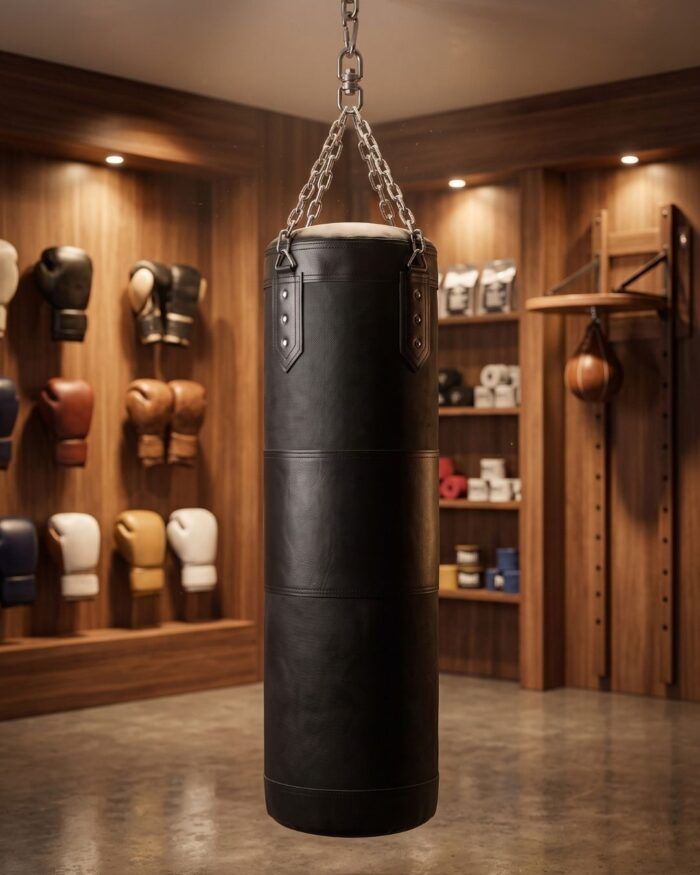 Kit de boxeo completo con bolsa negro