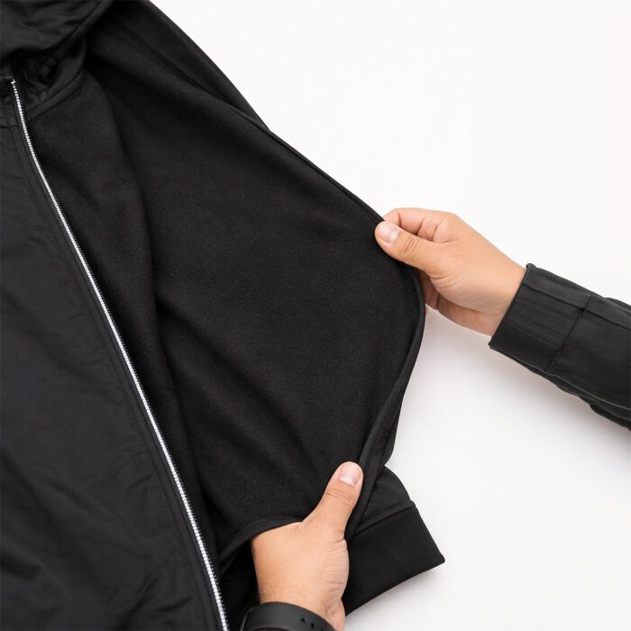 Campera deportiva con bolsillos