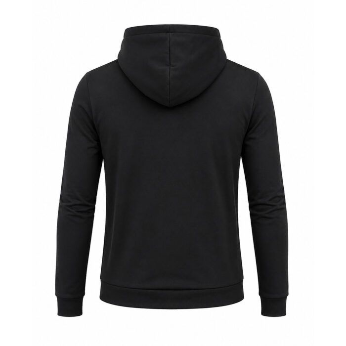 Campera con capucha y cierre reflectivo