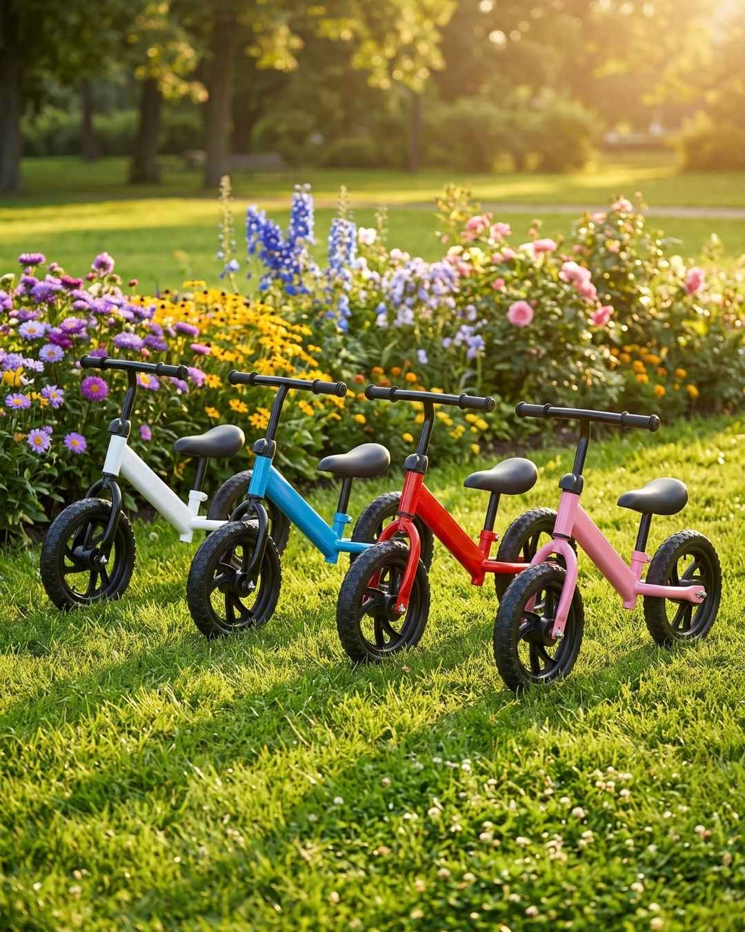 Bici de equilibrio celeste con ruedas de EVA