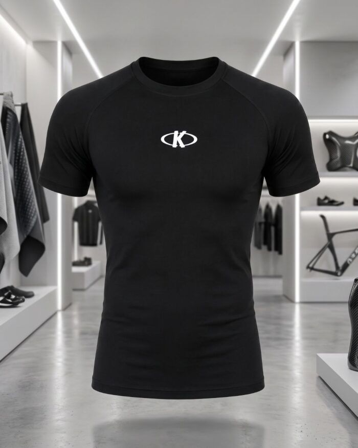 Remera de compresión negra