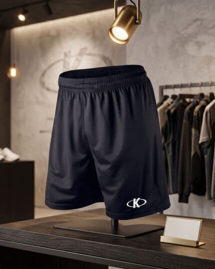 Short deportivo de fútbol adulto negro