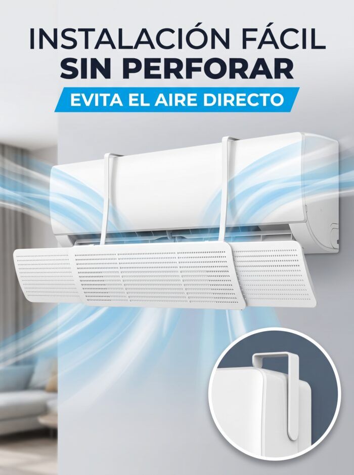 Instalación sin perforar del deflector