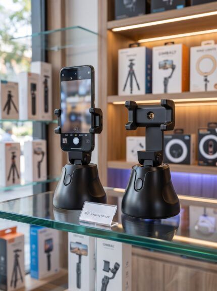 Soporte para celular con seguimiento facial
