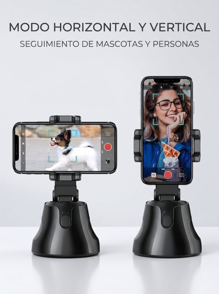 Soporte para celular con seguimiento facial