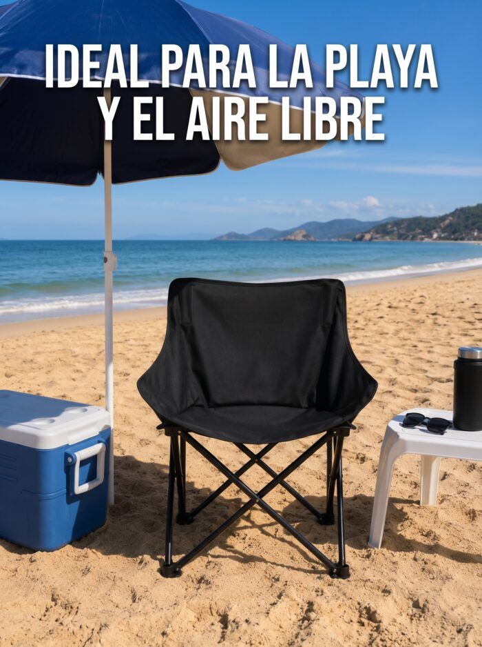 Silla plegable de camping hasta 120 kg