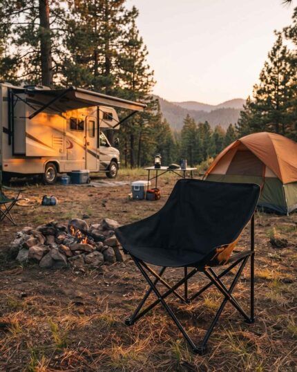 Silla plegable de camping hasta 120 kg