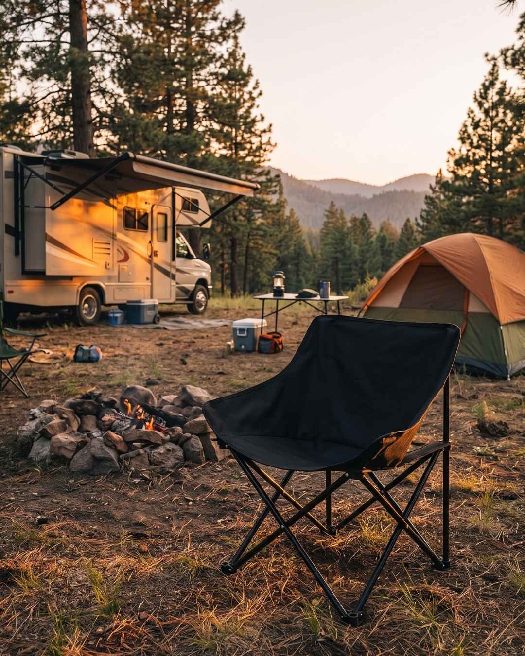 Silla plegable de camping hasta 120 kg