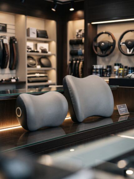 Set almohada de cuello y cojín lumbar