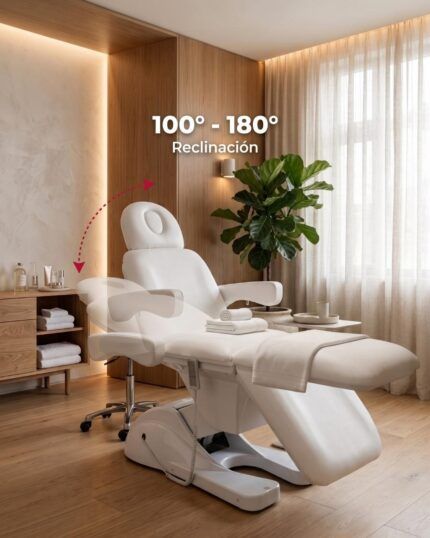 Respaldo reclinable de 100 a 180 grados hasta quedar horizontal