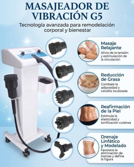 Masajeador de vibración G5 y sus aplicaciones