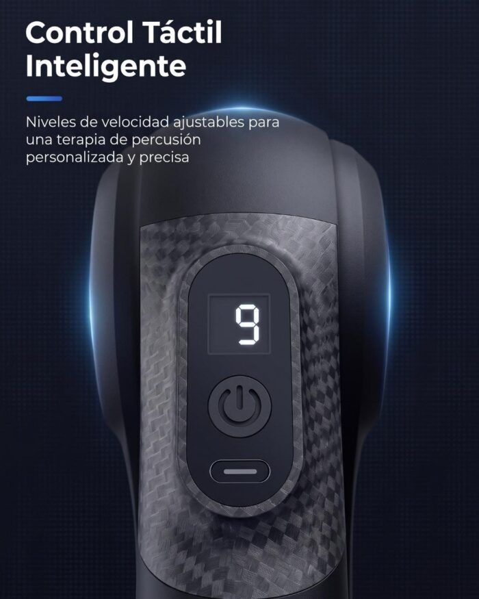 Control táctil con pantalla de velocidad